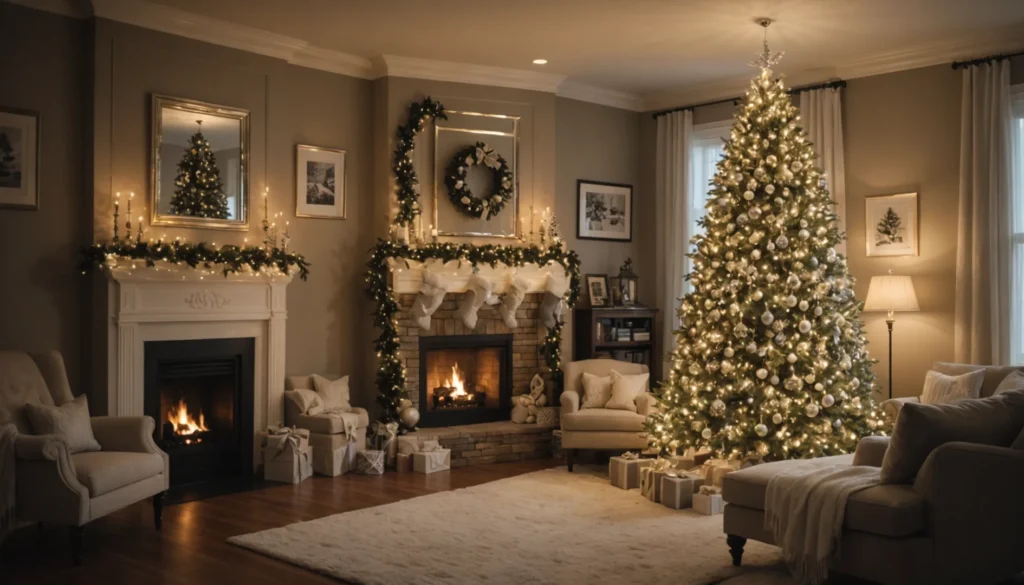 sapin argente et blanc