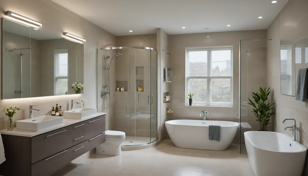 agrandir visuellement une petite salle de bain