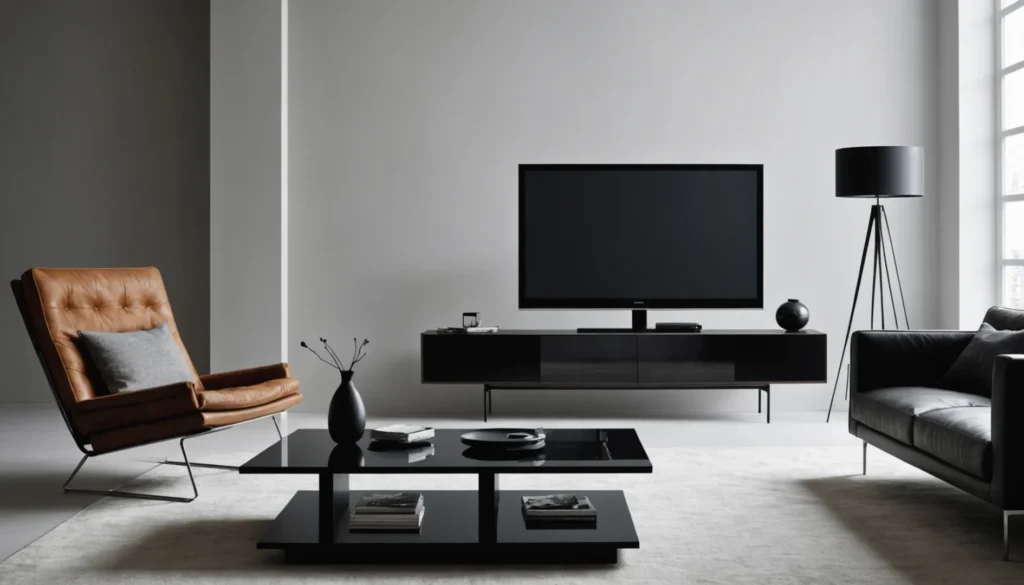 télé Loewe avec pied