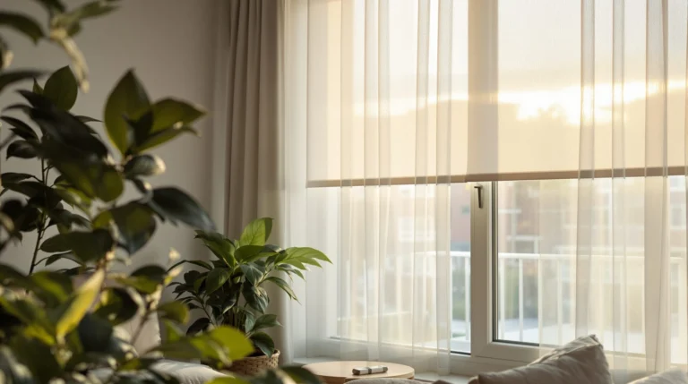 store qui laisse passer la lumiere sans etre vu